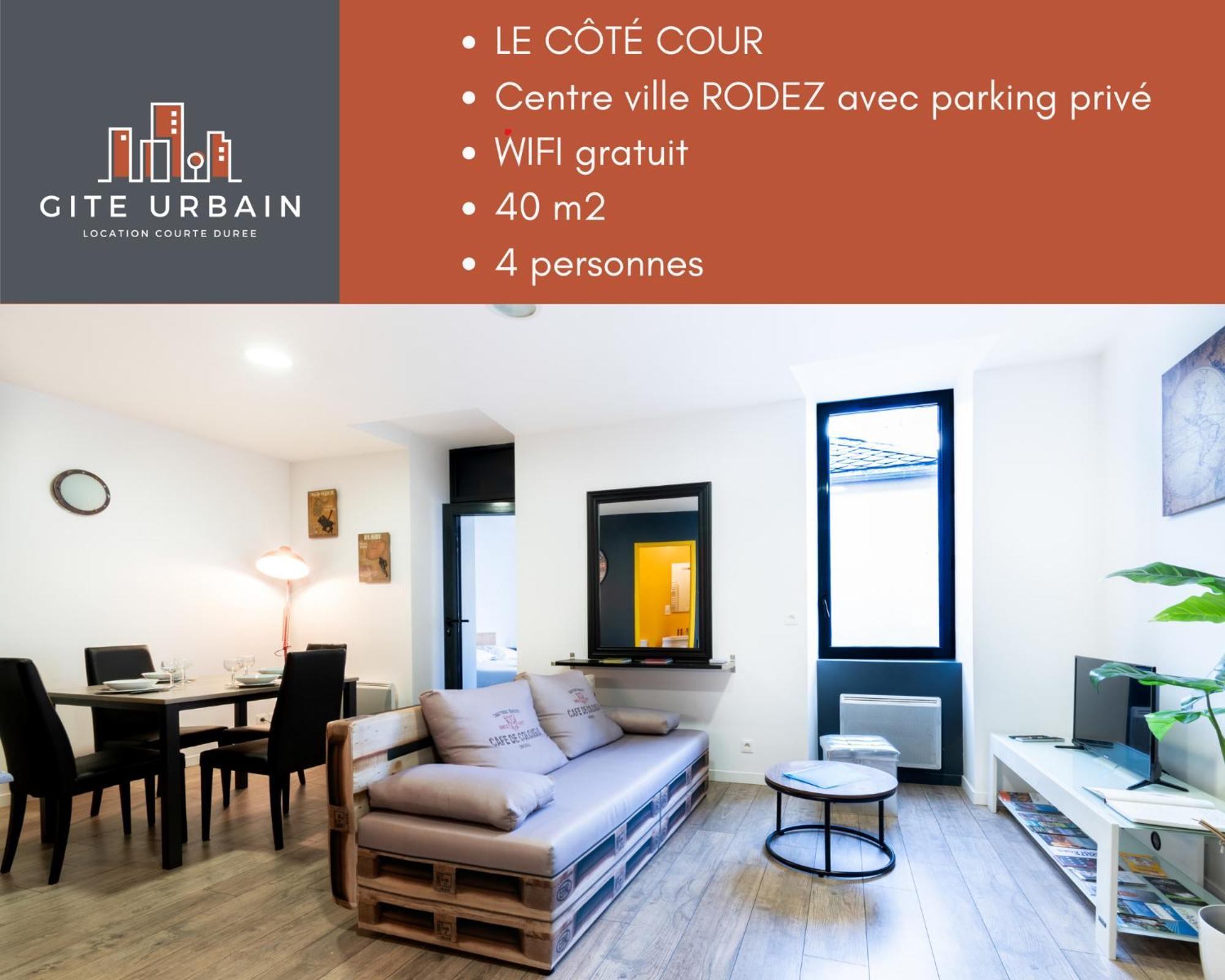 Le Cote Cour Apartment Родез Екстериор снимка